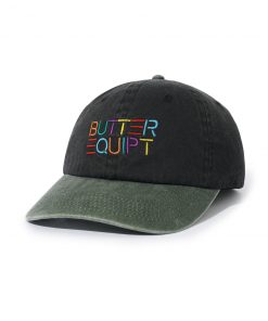 Butter Goods Equipt 6 Panel Cap, Black / Sage