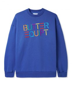 Butter Goods Fleece Equipt Crewneck, Royal