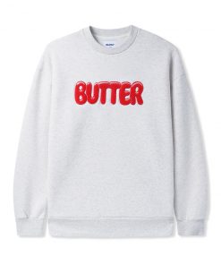 Butter Goods Goo Crewneck, Ash Grey