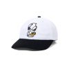 Butter Goods Jazz 6 Panel Cap, White / Black