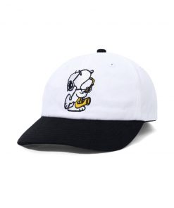 Butter Goods Jazz 6 Panel Cap, White / Black