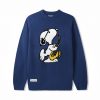 Butter Goods Jazz Knitted Sweater, Navy Fleece 1 Butter Goods Jazz Knitted Sweater, Navy Fleece