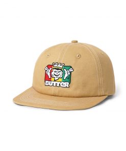 Butter Goods Hats King 6 Panel Cap, Tan