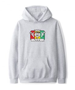 Butter Goods King Pullover, Heather Grey