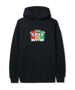 Butter Goods Fleece King Pullover, Black