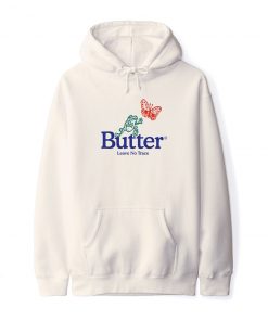 Butter Goods Leave No Trace Pullover, Bone Fleece