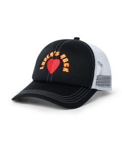 Butter Goods Hats Lovers Rock Trucker Cap, Black / White