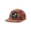 Butter Goods Melody 6 Panel Cap, Orange / Black Hats