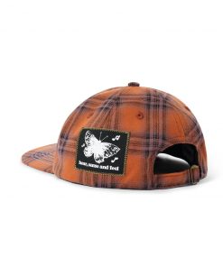 Butter Goods Melody 6 Panel Cap, Orange / Black Hats
