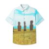 Butter Goods Shirts Moai S/S Shirt, Multi