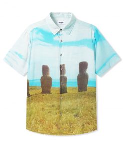 Butter Goods Shirts Moai S/S Shirt, Multi