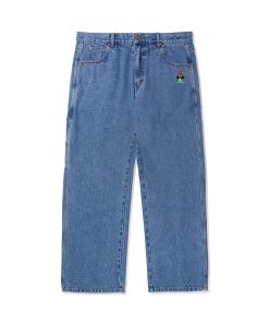 Butter Goods Mushroom Denim Pants, Washed Indigo