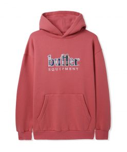 Butter Goods Plaid Applique Pullover, Coral