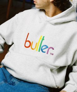 Butter Goods Colours Embroidered Pullover, Ash Grey