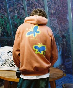 Butter Goods Fleece Wander Pullover, Clay