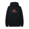 Butter Goods Fleece Racing Logo Pullover, Black