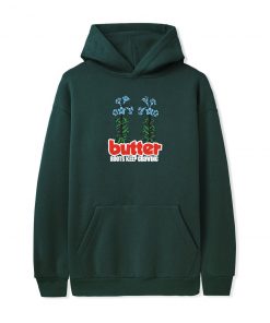 Butter Goods Fleece Roots Pullover, Forest Green