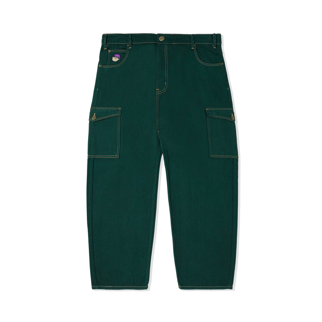 Butter Goods Santosuosso Cargo Denim Pants, Dark Green 3 Butter Goods Santosuosso Cargo Denim Pants, Dark Green