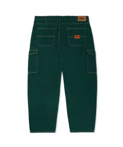Butter Goods Santosuosso Cargo Denim Pants, Dark Green