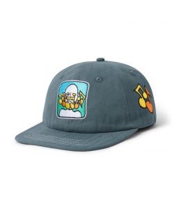 Butter Goods Singer 6 Panel Cap, Petrol