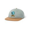 Butter Goods Timbo 6 Panel Cap, Sage / Brown