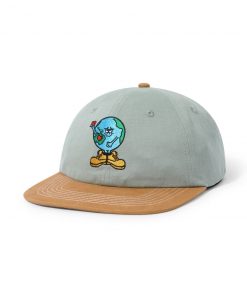 Butter Goods Timbo 6 Panel Cap, Sage / Brown