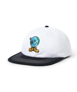 Butter Goods Timbo 6 Panel Cap, White / Black