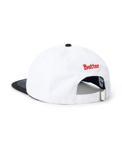 Butter Goods Timbo 6 Panel Cap, White / Black