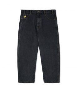 Butter Goods Timbo Denim Pants, Washed Black