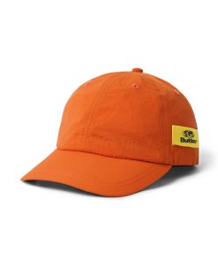 Butter Goods Hats Travel 6 Panel Cap, Rust