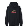 Butter Goods Fleece Trio Logo Pullover, Black