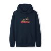 Butter Goods Trio Logo Pullover, Navy Fleece 1 Butter Goods Trio Logo Pullover, Navy Fleece