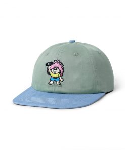 Butter Goods Hats Troll 6 Panel Cap, Forest / Blue