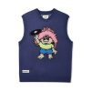 Butter Goods Fleece Troll Knit Vest, Navy 2 Butter Goods Fleece Troll Knit Vest, Navy