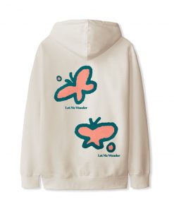 Butter Goods Wander Pullover, Bone Fleece