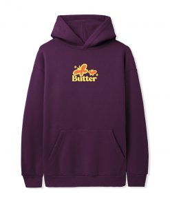 Butter Goods Fleece Wander Pullover, Deep Plum
