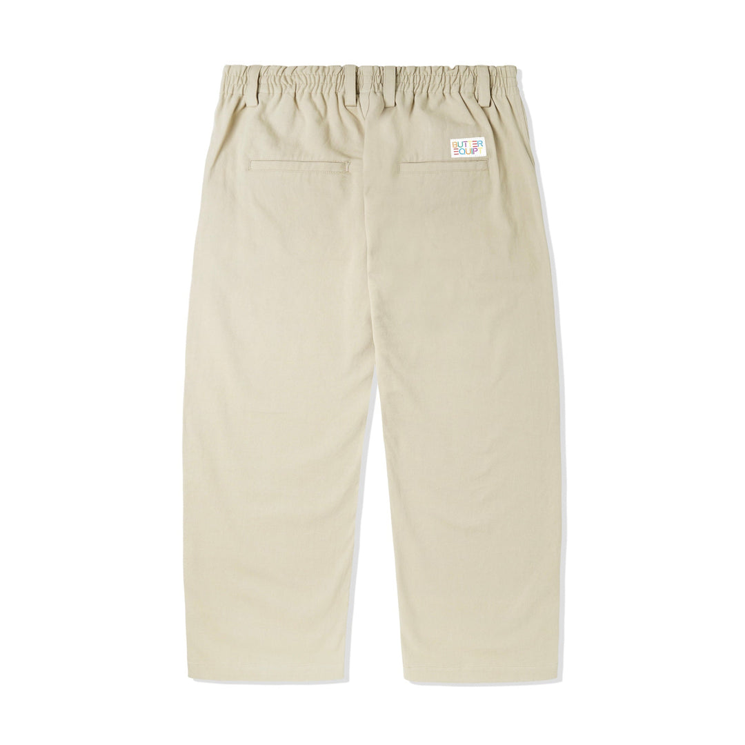 Butter Goods Wide Leg Pants, Khaki 4 Butter Goods Wide Leg Pants, Khaki