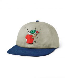 Butter Goods Hats Worm 6 Panel Cap, Sage / Navy