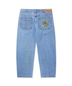 Butter Goods Bass Denim Pants, Washed Indigo