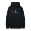 Butter Goods Colours Embroidered Pullover, Black 1 Butter Goods Colours Embroidered Pullover, Black