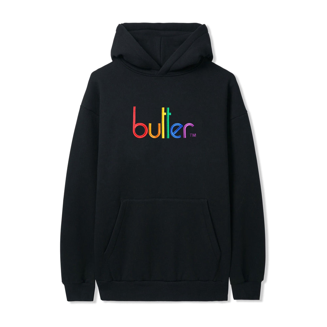 Butter Goods Colours Embroidered Pullover, Black 3 Butter Goods Colours Embroidered Pullover, Black