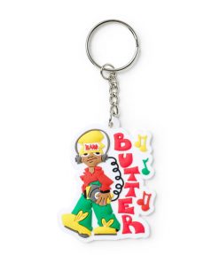 Butter Goods Bass Rubber Key Chain, Multi