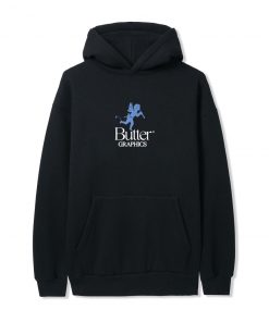 Butter Goods Pixie Logo Pullover, Black