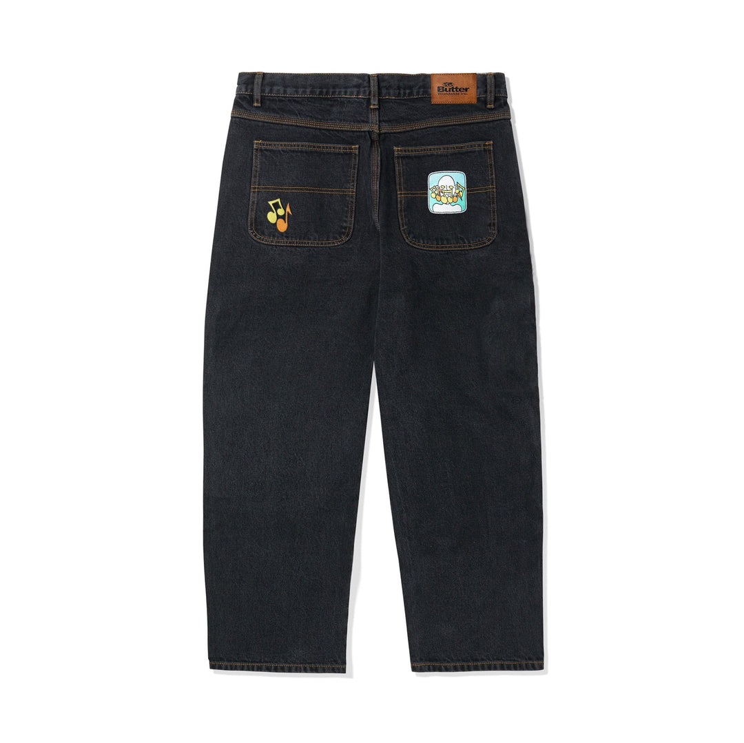 Butter Goods Singer Denim Pants, Washed Black 4 Butter Goods Singer Denim Pants, Washed Black
