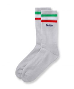 Butter Goods Stripe Socks, Grey Accessories