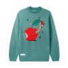 Butter Goods Worm Knit Sweater, Teal