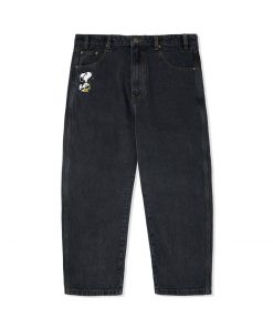 Butter Goods Jazz Denim Jeans, Washed Black Pants
